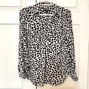 Ann Taylor leopard blouse